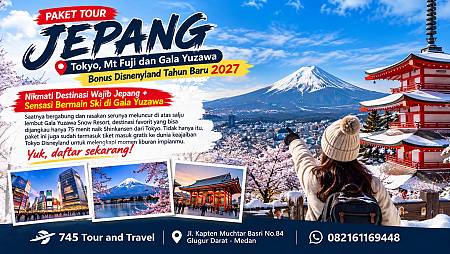 Tokyo - Mt Fuji + Free Gala Yuzawa Sky Resort + Free Disneyland/Disneysea